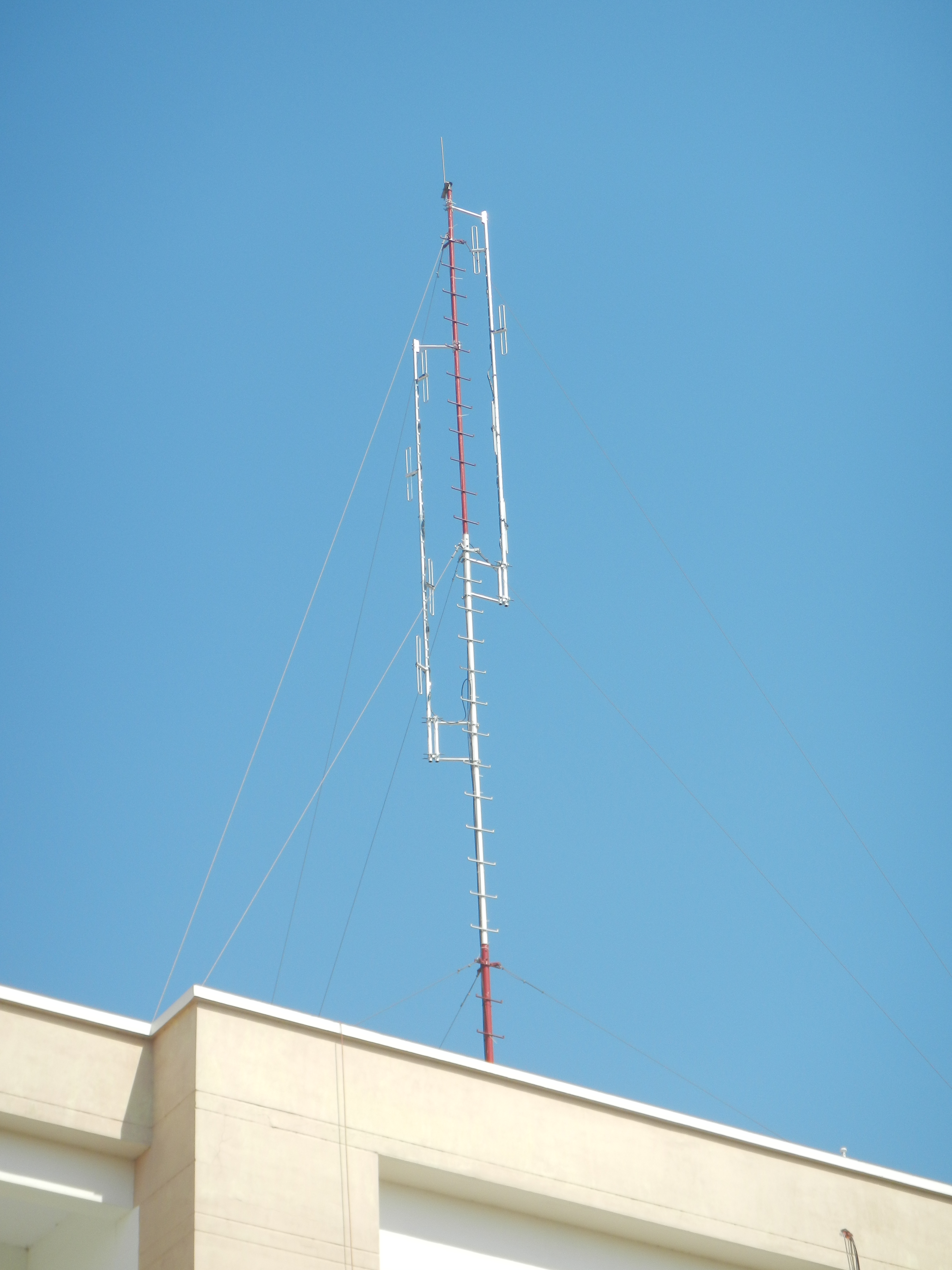 vhf antenna tower border and coastal surveillance system