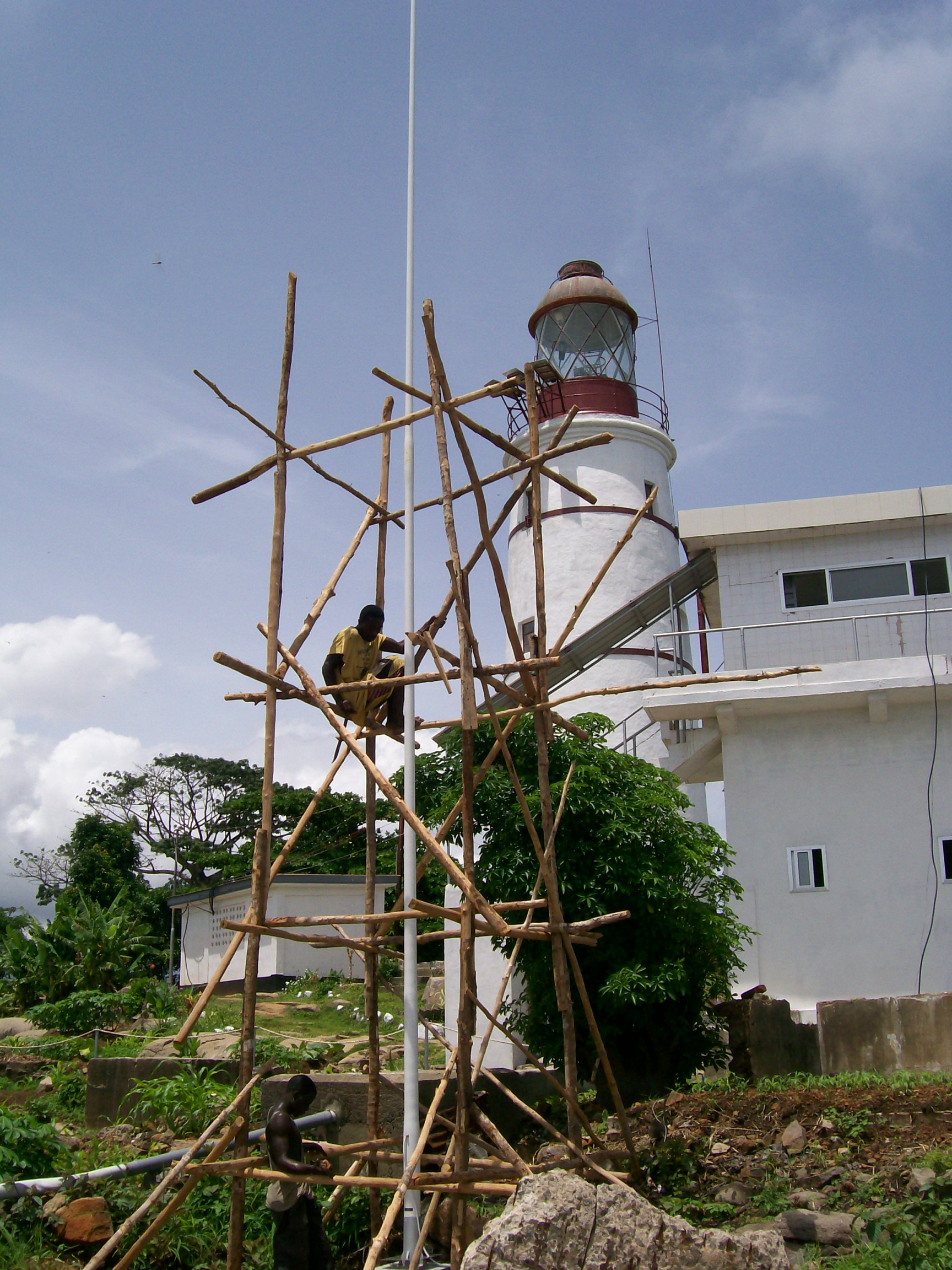 installing antenna for coastal surveillance system